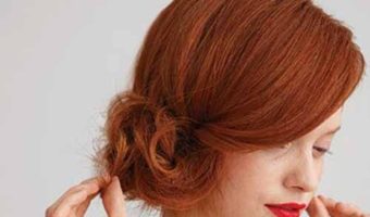 side bun prom hairstyles for short hair
